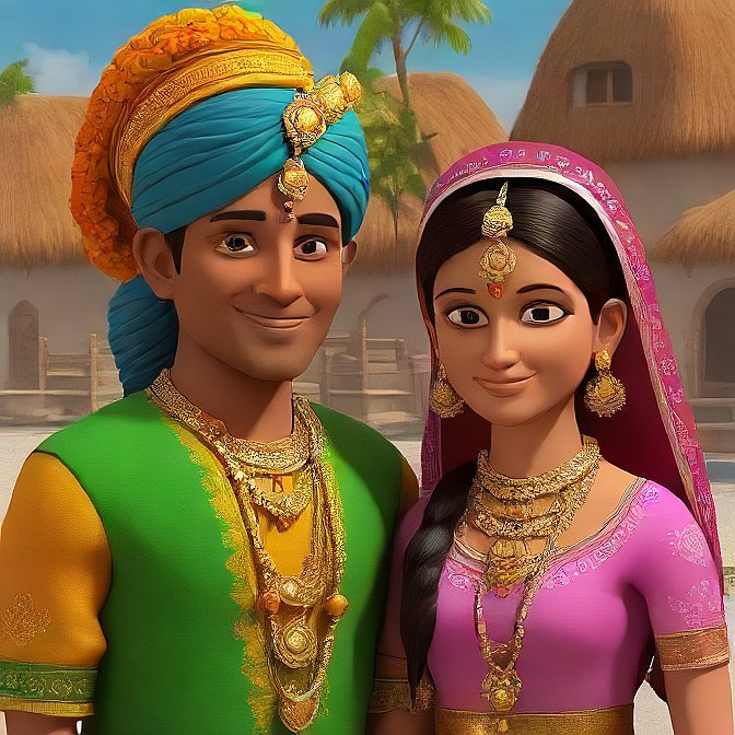 3D cartoon character art